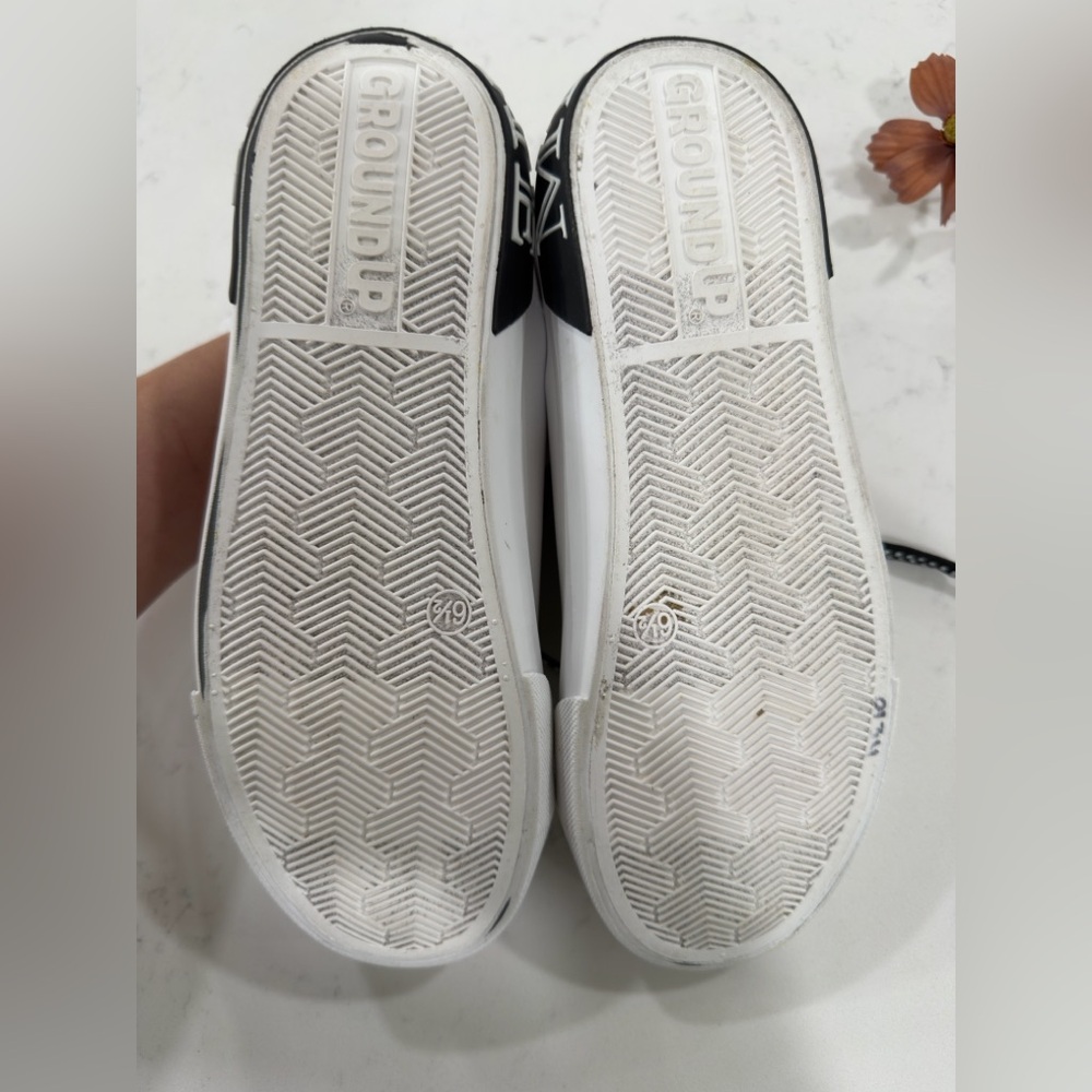Disney White and Black Kids Sneakers - Picture 10 of 14